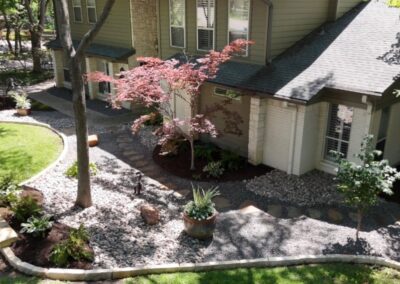 Landscape garden design in Coppell